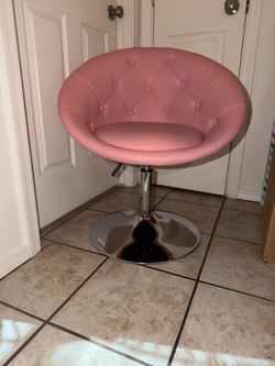 Pink Vanity Chair