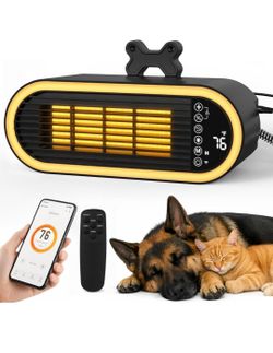 Dog House Heater With Thermostat Wifi Control Safe For Outdoor Doghouse
1300w 1 Second Rapid Heating, Eco Energy-Saving Mode, Smart WiFi Remote Contro