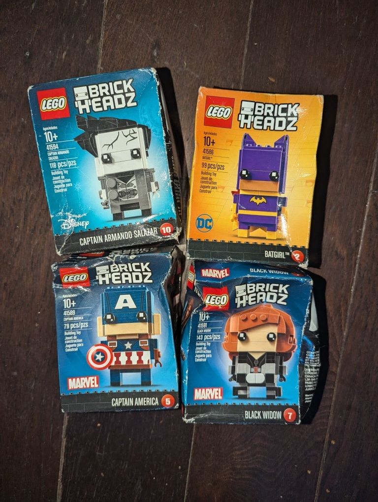 Lego Brick Headz New In TERRIBLE packaging