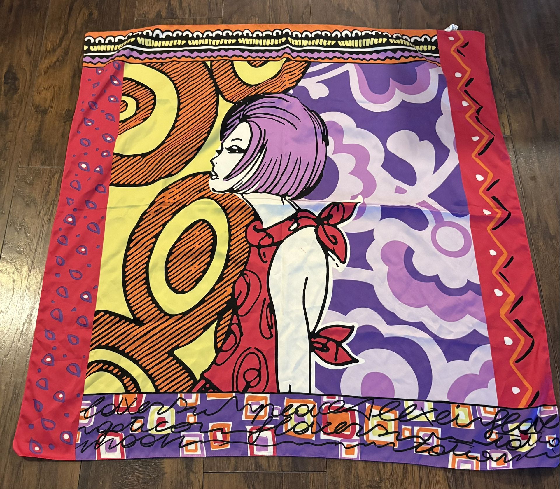 Vintage Art deco Like Scarf