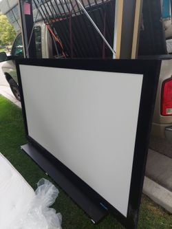 SilverMate Large Fixed Frame Projector Screen