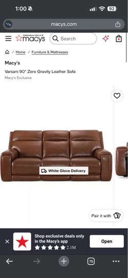 Reclining sofa