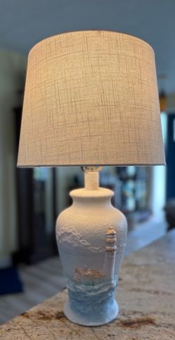Vintage MCM Lighthouse Lamp