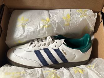 NEW 2024 ADIDAS SAMBA OG “White Navy Collegiate Green” sz8m