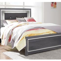 Bed Frame And Nightstand + Mattress Included