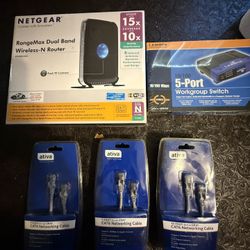 Brand New Unopened  WiFi Network Router And Accessories Unopened 