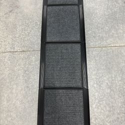 New Open Dog Stair Ramp Car 63" X 17" Folding Portable Pet Non Slip Rug Surface 250 Pounds