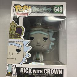 Rick And Morty Funko Pop (Rick With Crown) 649
