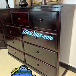 Nine Drawer Dresser Pinewood Chest Cajonera Comoda Nueva 