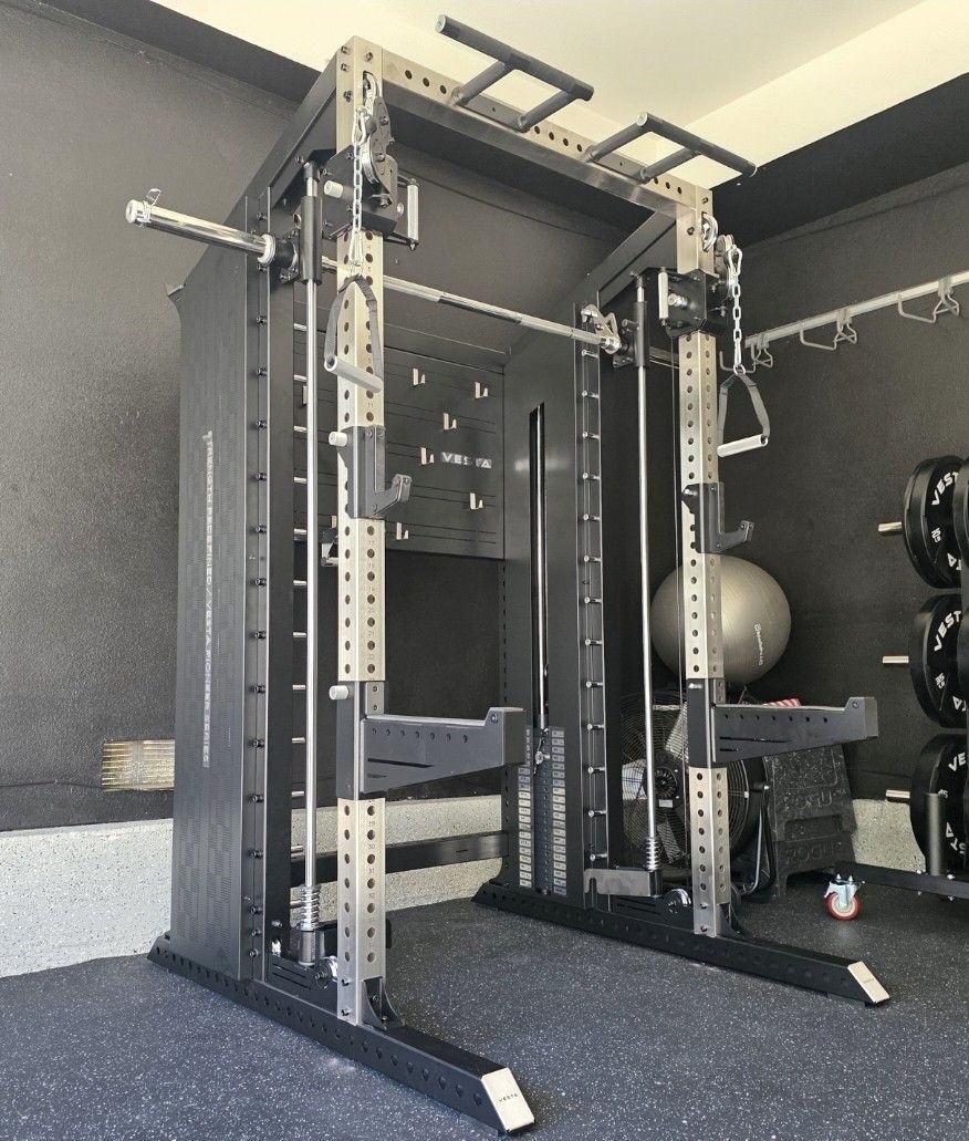 🔥NEW Vesta Pioneer 3in1 | Functional trainer | Squat Rack | Smith Machine | 200lbs weight stack | Gym Equipment | Commercial Grade | FREE DELIVERY 🚛