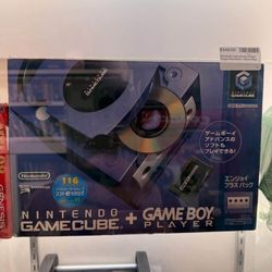 Imported GameCube With Gameboy Player And Disc 