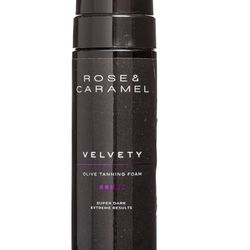 Rose & Caramel Velvety Super Dark Olive Self Tanning Mousse 200ml