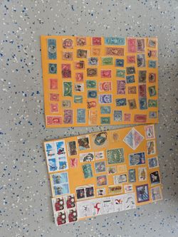 2 sheet Good value old and high denomination  usa stamps lot DD 112