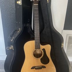 Alvarez Acoustic Electric Guitar With Case