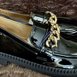 Black Patent Leather Women Shoes Size 36