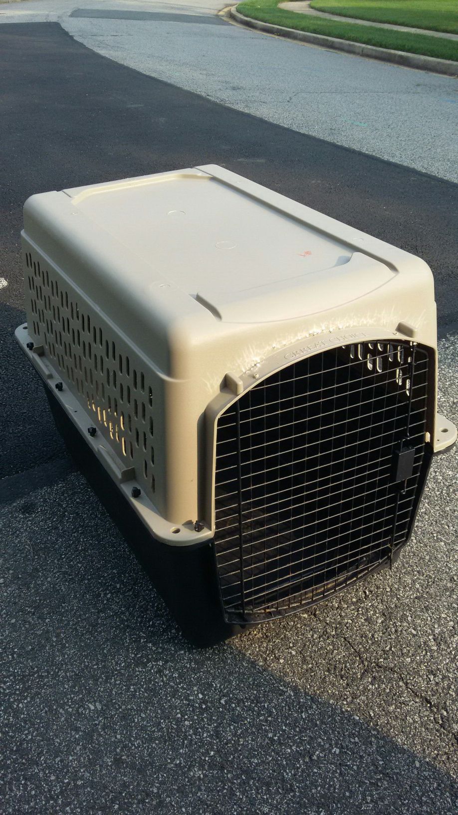 Large Airplane Dog Crate Kennel 40"