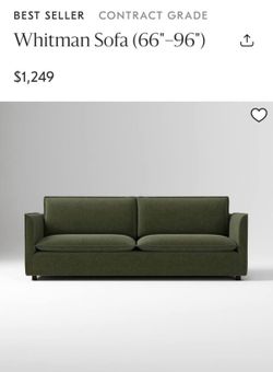 West Elm Whitman Sofa 86”