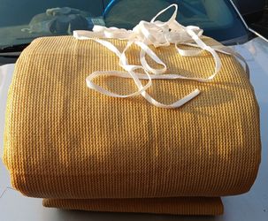 NEW IN BOX SUNNY GUARD SUN SHADE SAIL 10' x 13' RECTANGLE SAND COLOR