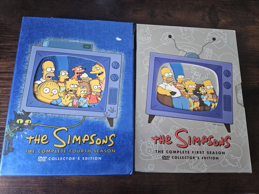 Simpsons DVD Sets Seasons 1 & 4 $15 OBO
