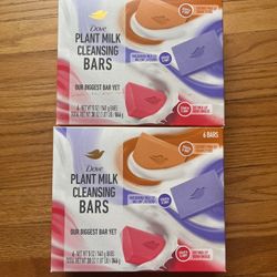 Dove Plant Milk Bar Soap, 5 Ounce  2 Boxes 12 Bars 