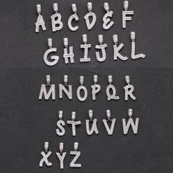 18k Gold Initial Pendant Necklace A,B,D,E,J,K,S,T 