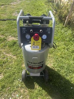 Husky 20 Gal. 165 Psi Oil Free Portable Vertical Electric Quiet Air Compressor