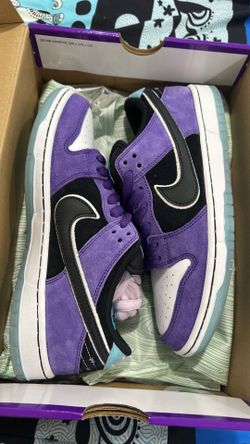 SB dunk low Hailey Wilson purple 8M