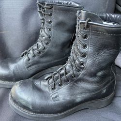 Military Surplus Addison Steel Toe Work Boots, 9 R
