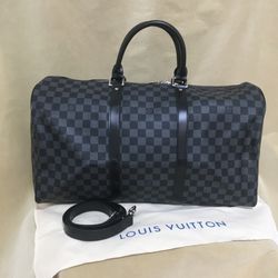 LV/Louis Vuitton keepall bandouliere 55 travel bag handbag crossbody