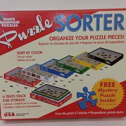 NEW puzzle sorter boxes with a puzzle $8 FIRM