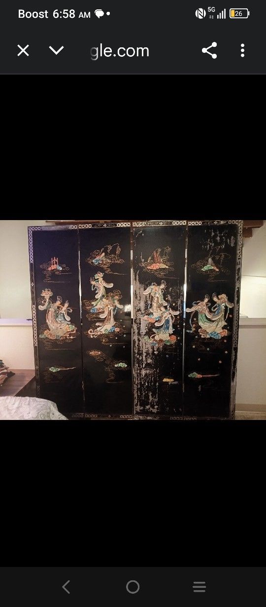 Rare Oriental Room divider