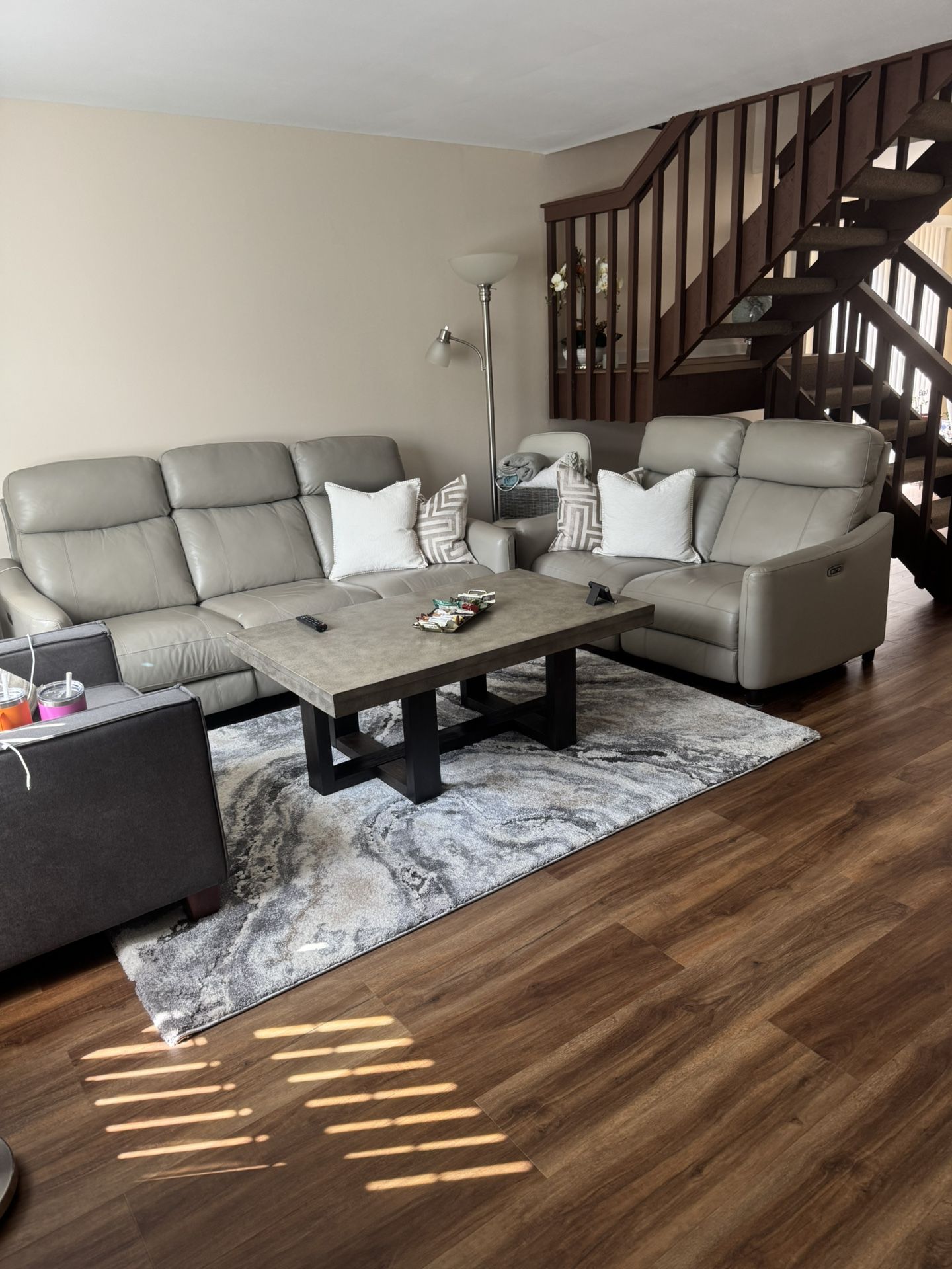 Set Leather Couches
