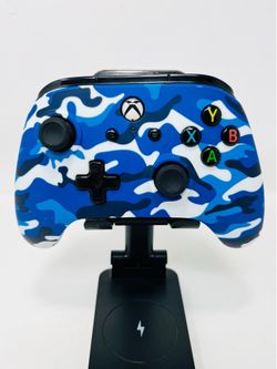 Enhanced Wired Controller Blue Camo PowerA Xbox One, Series X, PC Tested Working