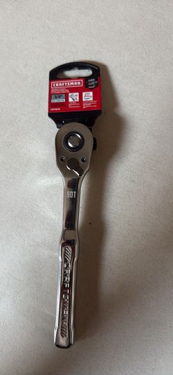 CRAFTSMAN 90 Tooth 3/8-in Drive Full polish Handle Ratchet
