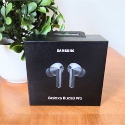 Samsung Buds3 Pro Wireless Bluetooth Earbuds Silver - New in Box