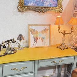 French Antique Table And Frame