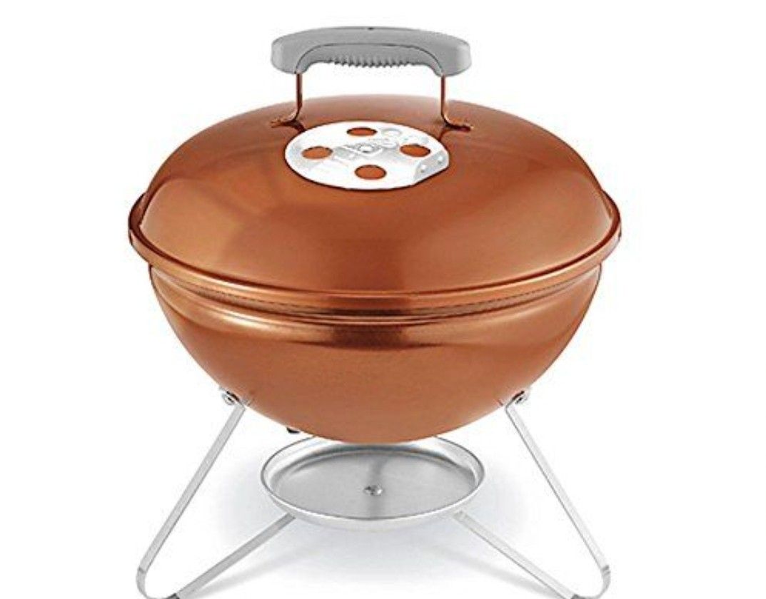 Copper Weber Smokey Joe Charcoal Kettle BBQ