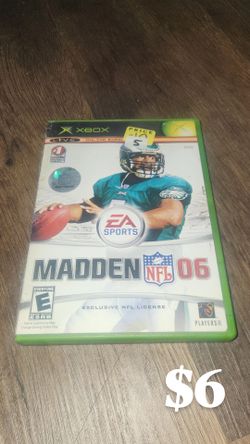 Madden NFL 06 Xbox Game
