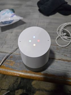 Google Home Smart Speaker - Classic Google Assistant Model - White W/ AC Cord