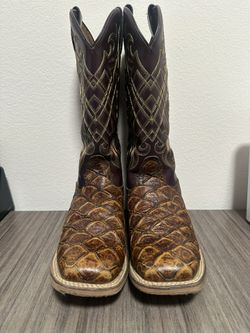 Nocona Men’s Bryce Maple Western Boots Broad Square Toe