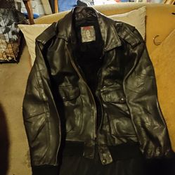 Rediscovered Originals Brand Top Grain Leather Jacket 