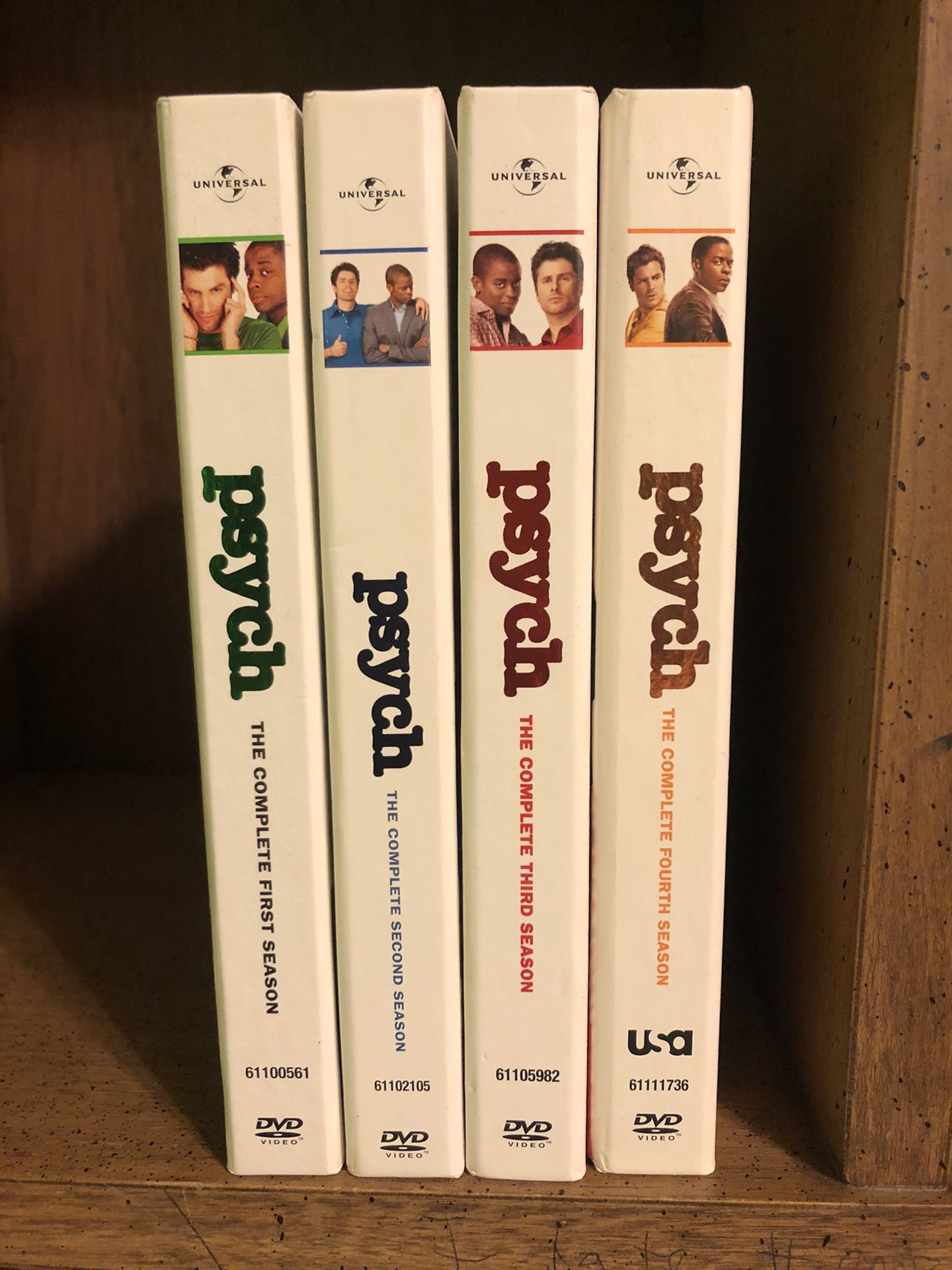 PSYCH: Complete Series Seasons 1, 2, 3, 4 DVD Lot