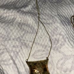 Vintage Copper And Brass Purse
