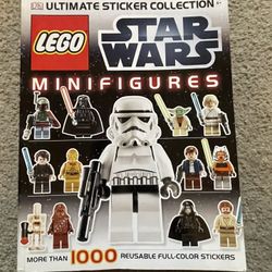 Star Wars Lego Minifigures, Sticker Book, Dk 1000 Stickers, Looks Great 