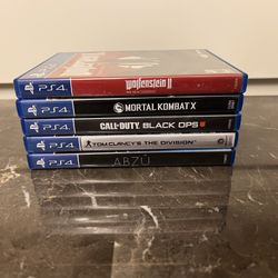 PS4 Games (make Offers)