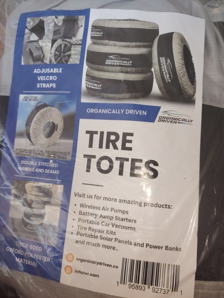 Brand New Tire Totes 15" And Up