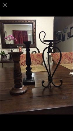 Mexican candle holders