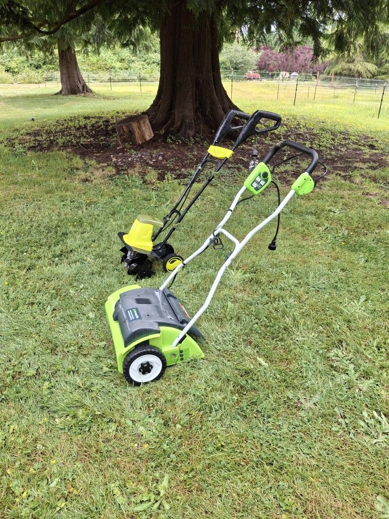 Electric Garden Equipment (Dethatcher & Tiller)