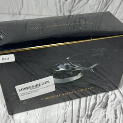 Red Car Air Freshener Helicopter-shaped Solar Energy Rotating Aromatherapy