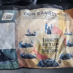 Tent and two sleeping bags for sale